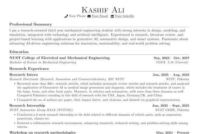 edit an ats friendly resume for your dream job